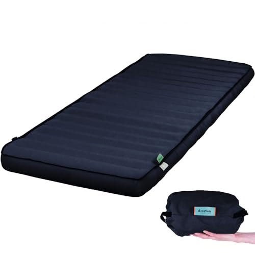 Human Comfort Luft Bett Chatou Isomatte Kasten Matratze Gäste 100% Baumwolle blau