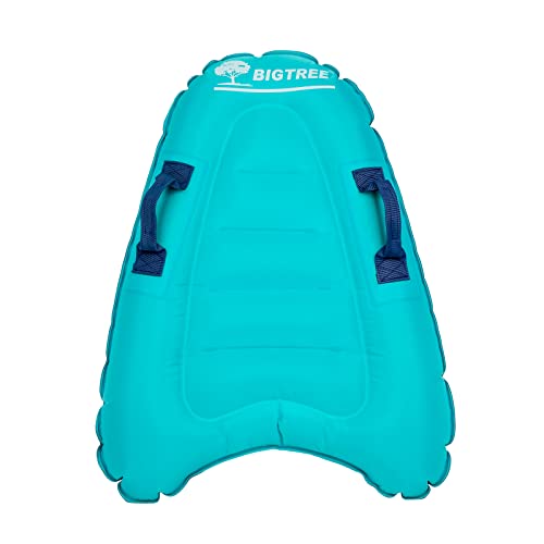 BIGTREE Bodyboard Aufblasbar Aufblasbares Surfbrett, leichtes tragbares Schwimmenbrett mit Griffen, weiche Bodyboards zum Schwimmen, Lernen Hilfsmatte, geeignet für mehrere Szenarien (Y0)