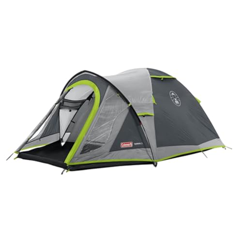 Coleman Darwin 3+ Zelt, 3 Personen, 3 Mann Zelt, Igluzelt, Festivalzelt, Leichtes Kuppelzelt mit Vorzelt, Wasserdicht WS 3.000 mm
