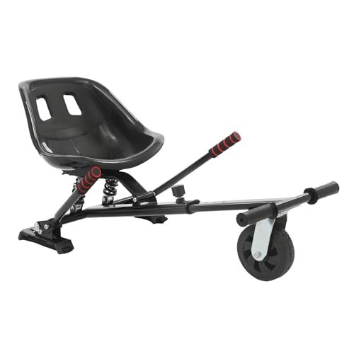 Hoverboard Verstellbarer Sitz für Self-Balance Scooter mit Frontreifen für 6.5'-10' Hoverboards, Universal Gokart-Zubehör und Nachrüst-Set für Kinder und Erwachsene