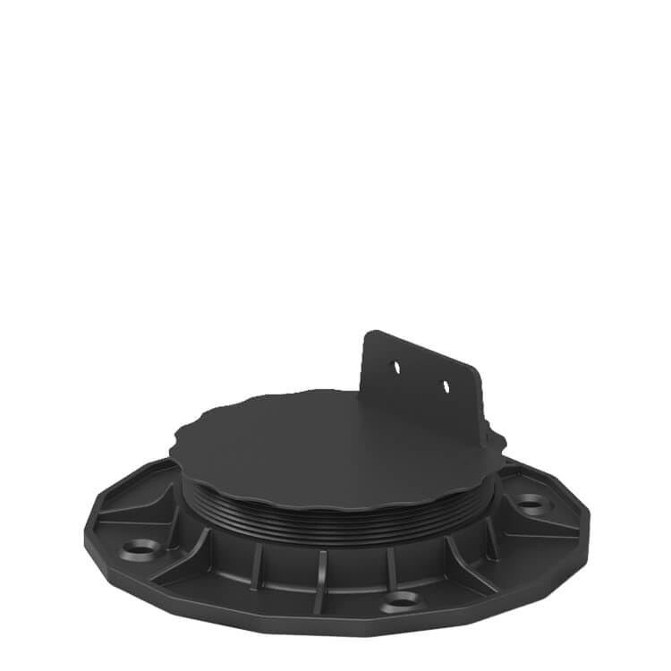 ECOTRAVERS - Stelzlager - höhenverstellbar Terrassenlager zu den Balken ETL 18-32 mm | Terrassendielen-Unterkonstruktion | Plattenlager | Stellfuss