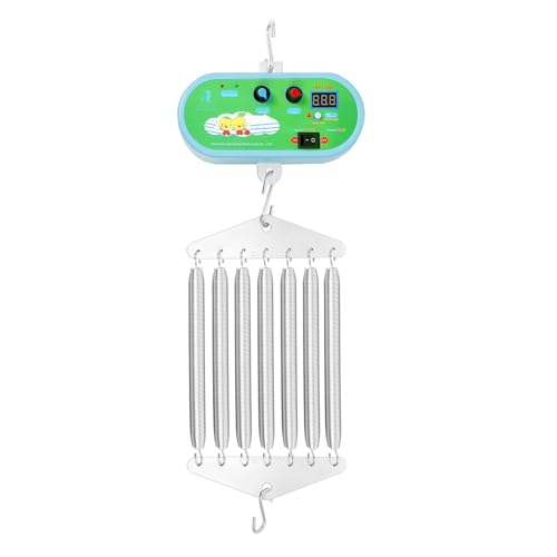 12W Elektrische Babyschaukel Controller 60-240min Timing,10 Musik und 10 Geschwindigkeiten verstellbar,Automatisch-Schwingfeder Hängende elektrische Wiege-Steuerung bis zu 20 kg