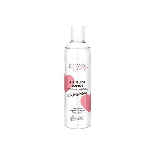 EIS, Premium Gleitgel 'Hintertürchen - All Glide Long!', kondomverträglich, Gleitmittel mit Langzeitwirkung auf Wasserbasis, ideal für Analverkehr, 300 ml