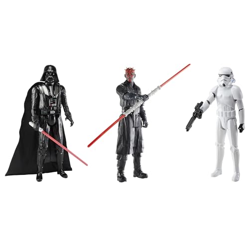 Star Wars Treffen der Dunklen Seite, Action-Figurenset (Skala 30 cm), 3er-Pack