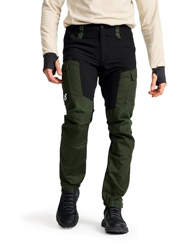 RevolutionRace Herren RVRC GP Pants, Hose zum Wandern und für viele Outdoor-Aktivitäten, Forest Green, M