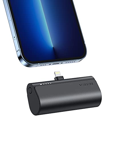 VEGER Power Bank 5000mAh, 20W PD Mini Powerbank Externer Akku, Schnelles Aufladen, klein Aber stark Handy Akkupack Kompatibel mit iPhone 13/12/11 usw