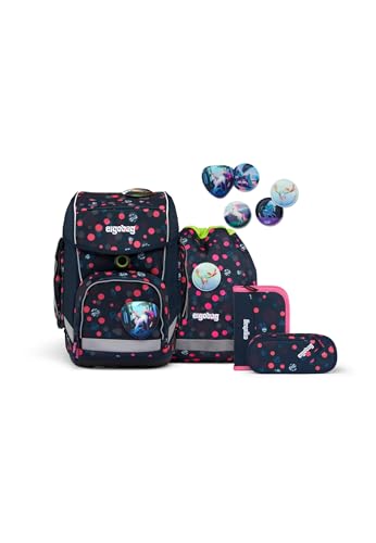 ergobag cubo Set ergonomischer Schulrucksack Klassisch 6-teilig 1. Klasse Grundschule