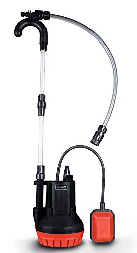 Scheppach Regenfasspumpe BAP350 | 230V | 350W Leistung | Fördermenge 4000 l/h - 11m Förderhöhe | ¾“-Anschluss | Gartenbewässerung, Um- und Auspumpen von Leitungs- und Regenwasser