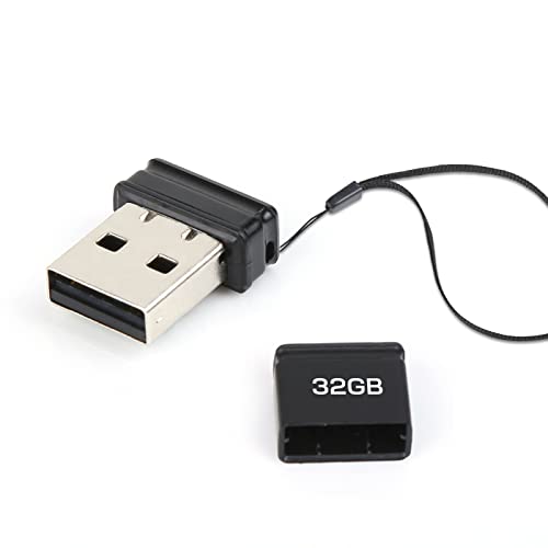 USB Stick 32GB Metall Speicherstick USB 2.0 USB-Stick 32GB USB-Flash-Laufwerk mit Schlüsselband USB 2.0 Stick Datenstick für PC, Laptop, Computer, Tablet, Autoradio, Car Geräte Externer