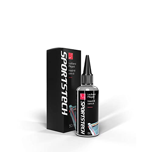Sportstech 50/100/250 ml Silikonöl + Applikationsschlauch | Schmiermittel Laufband für zuhause u.ä. Sport Geräte |Umweltfreundliches Silicon Super Lube |Top Gleitmittelfettfrei & rückstandslos (PL50)
