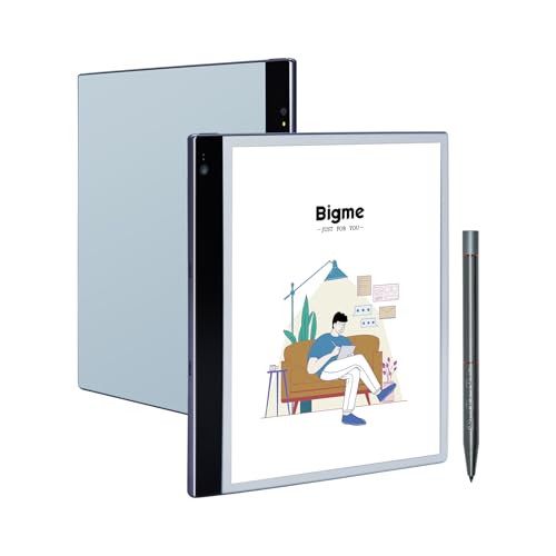 Bigme inkNote Color Lite Eink Tablet 10,3 Zoll 4G + 64G Ebook Ereader zum Lesen und Schreiben digitaler Notizblock mit Stylus Cover, Blau