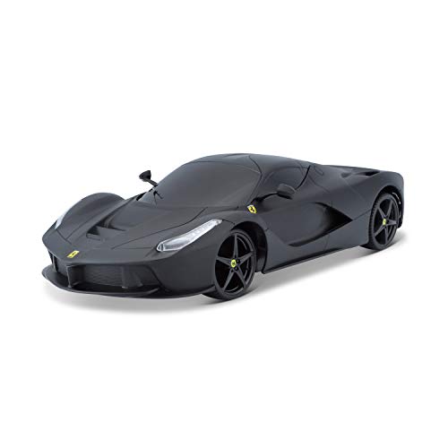 Maisto Tech R/C Ferrari LaFerrari: Ferngesteuertes Auto im Maßstab 1:24, 2,4 GHz, mit Pistolengriff-Steuerung, ab 5 Jahren, 20 cm, matt schwarz (581530-2)