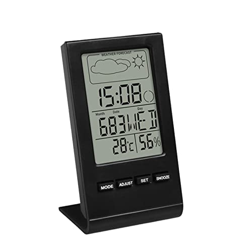 weemoment Temperatur-Feuchte-Monitor,Messgerät für die Luftfeuchtigkeit in Innenräumen | Hochgenauer Temperatur- und Feuchtigkeitsmonitor, digitales Thermometer für den Innen- und Außenbereich