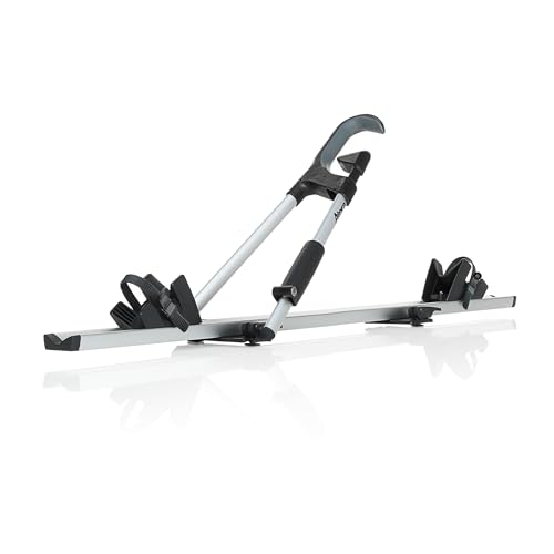 Atera 08227 PKW Fahrradträger Giro AF+, Aluminium, silber - Auto-Dachträger für 1 Fahrrad, bis 17 kg Zuladung