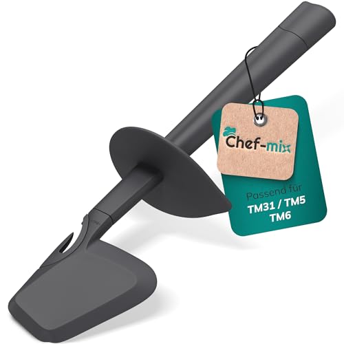 Chef-Mix Spatel Ersatz für Vоrwerk Thermоmix Spatel TM6 TM7 TM5 TM31 - Kunststoff Teigschaber Thermоmix Zubehör TM5 & Thermоmix Zubehör TM31 - Thermоmix Spatel TM5 & Spatel Thermоmix TM6