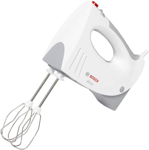 Bosch Hausgeräte MFQ3540 Handrührer, Grau, Weiß, 7,7 cm l x 20,1 cm w x 14,1 cm h