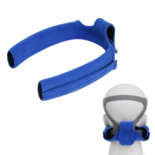 Babyfond CPAP Nackenpolster, CPAP Maske Kopfbedeckung Abdeckung, Premium Face Cushion Cover Passend für alle wichtigen Kopfbedeckungsmarken (Blue)