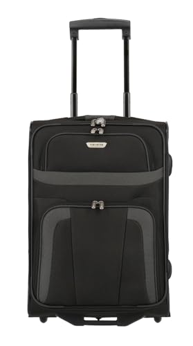 paklite Handgepäck Koffer mit 2 Rollen, Reisekoffer klein, Orlando, Klassischer Weichgepäck Trolley im zeitlosen Design, 53 cm, 37 Liter