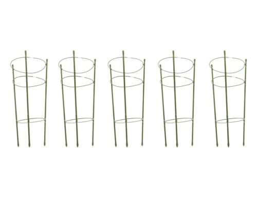 Gurkenturm Tomatenturm - Rankhilfe für Tomaten und Gurken, 45/60cm 5 Stück (H: 60cm)