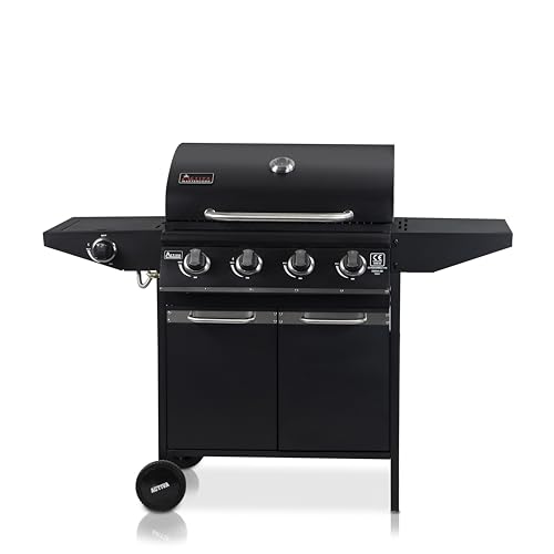 ACTIVA Gasgrill Dakota I Premium Gas Grill inkl. 5 Brenner mit je 3,2 kW, Thermometer & verchromtem Rost I Kleiner Gasgrill für ein gelungenes Barbecue