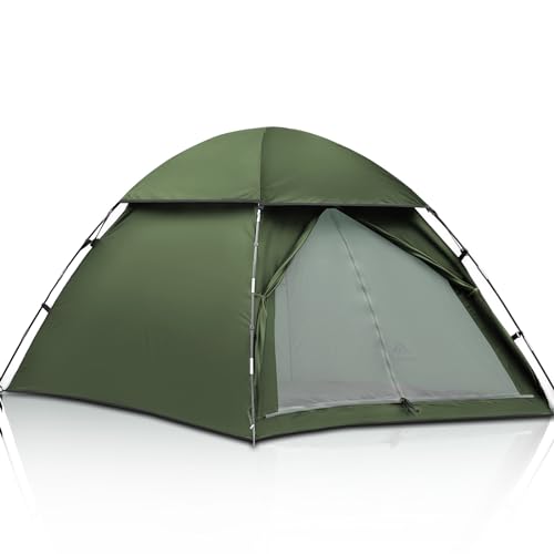 Zelt 2 Personen, Ultra-leicht, Kleines Packmaß,Camping Zelt, 3 Saison Kuppelzelt, Schneller Aufbau, Zelt für Trekking, Outdoor