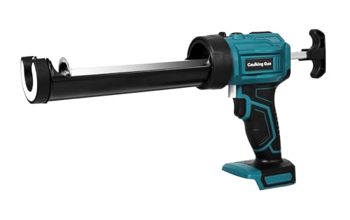 Akku Kartuschenpresse für 300 ml-Kartuschen,Elektrische Kartuschenpistole (ohne Akku) für Makita 18V Batterie,Silikonspritze mit 4 Geschwindigkeiten und LED-Licht für Abdichten, Spachteln