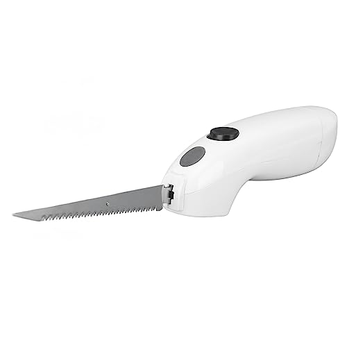 Cocoarm Elektrisches Messer, Kabelloses Elektrisches Filetmesser Edelstahl Elektrisches Steakmesser Tranchiermesser Küchenmesser Für Truthahn Brot Käse Gemüse Obst