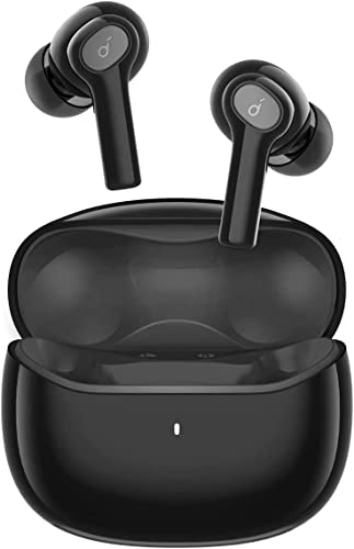 soundcore P2i Ohrhörer, Kabellose Kopfhörer, Anrufe mit K.I, 10mm Audiotreiber, 2 EQ-Modi, 28 Std. Akkuleistung, Schnellladefunktion, Bluetooth 5.2, Einfaches Pairing(Schwarz)