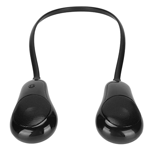 Nackenbügel-Lautsprecher, Drahtloser Tragbarer Freisprechlautsprecher, Echter 3D-Stereo-Sound um Den Nackenlautsprecher, Tragbarer Nacken-Soundwear für Zuhause und Draußen