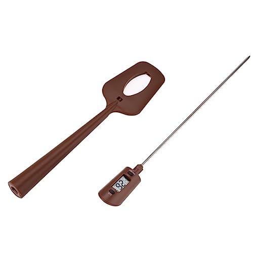 Uadme Schokoladenthermometer, Digital, Süßigkeitenthermometer, tragbar, Backthermometer, Spatel, Genaues Marmeladenthermometer für Saucen, Sirup, Cremes