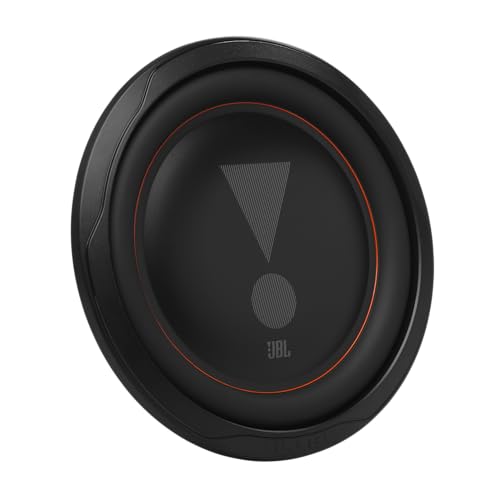 JBL Club 102SL - 1000 Watt Subwoofer Auto Radio für Flach-Einbau in KfZ Musikanlage von Harman Kardon – 10 Zoll Bass Box mit Patentiertes Konusdesign, High-Roll-Sicke und SSI Impedanzschalter 2/4 Ohm