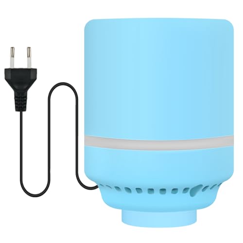 vicihoho Elektrische Vakuumpumpe für Vakuumbeutel, 220V 25W 4kPa Tragbare Hocheffiziente Luftpumpe, Stromsparend für Kleidung/Bettdecken/Reisezubehör/Haushaltsaufbewahrung (Blau, 1 Pack)