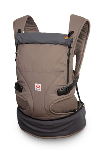 Ruckeli Basic Slim Babytrage | Fullbuckle | 50/56-98 cm (Light Taupe)