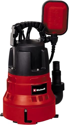 Einhell Schmutzwasserpumpe GC-DP 7035 LL (700 W, flachabsaugend bis 1 mm, Fördermenge 16.000 L/h, 0,8 bar, Eintauchtiefe 7 m, verstellbar für Schmutz- & Klarwasser)