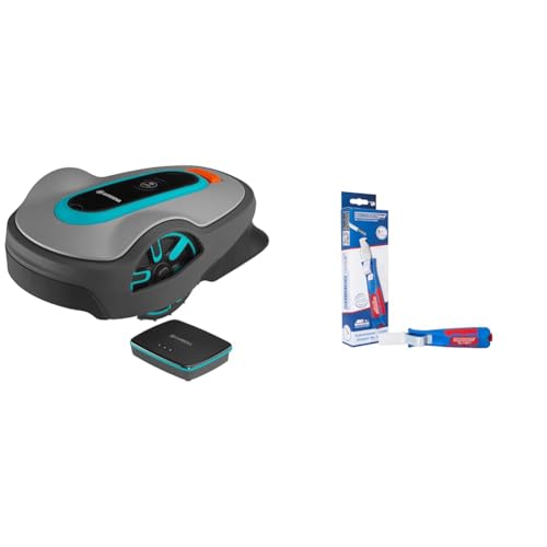 Gardena Mähroboter smart SILENO City 600 m² Set & WEICON Tools Kabelmesser No. 4-28 H/Abisolierbereich 4-28 mm/inkl. Hakenklinge