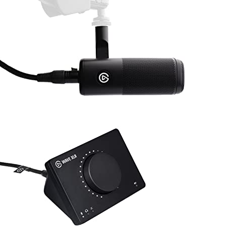 Elgato XLR Paket - Dynamisches XLR-Mikro, Audiomixer für XLR-Mikro zu USB-C, nierenförmige, unterdrückt Hintergrundgeräusche, Podcasting, Streaming, Broadcasting, für Mac/PC mit 3m XLR Kabel