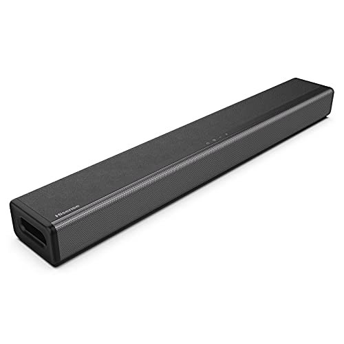 Hisense HS214 2.1 Soundbar Home Theater System/ 80W/ integrierter Subwoofer/ Bluetooth/HDMI ARC/ Optisch/AUX/Koaxial/ Schwarz, black, 80 Watt