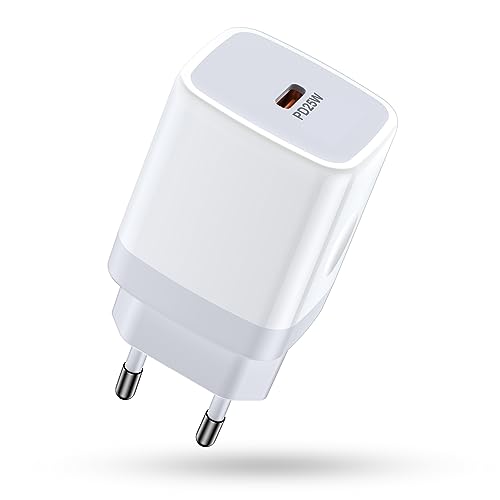 25W USB C Ladegerät Schnellladegerät für Samsung Galaxy S23 S22 S21 A14 A54 5G A55 A53 A34 A23 Z Fold 5 S24,iPhone 15,PD 3.0 USB C Netzteil Ladestecker,USBC Adapter Ladeadapter für Samsung Ladegerät