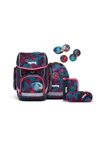 ergobag cubo Set ergonomischer Schulrucksack Klassisch 6-teilig 1. Klasse Grundschule