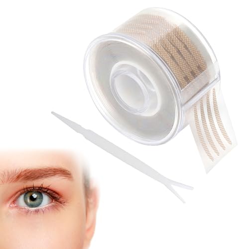 600 Stück Schlupflider Stripes Unsichtbar,Schlupflider Tapes,Augenlid Stripes Unsichtbar,Augenlieder Strips Unsichtbar,Augen Lifting Ohne OP,Wasserdicht Spurlos Eyelid Tape,Mit Gabelstangen