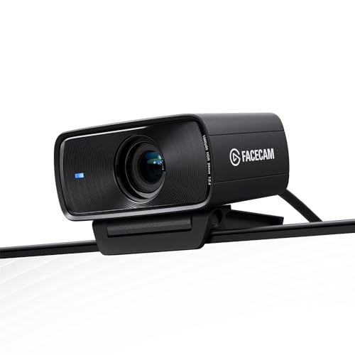 Elgato Facecam MK.2 – Erstklassige Full-HD-Webcam für Streaming, Gaming, Videokonferenzen, Aufnahme, HDR-fähig, Sony Sensor, Schwenken/Neigen/Zoomen – kompatibel mit OBS, Zoom, Teams etc., für PC/Mac