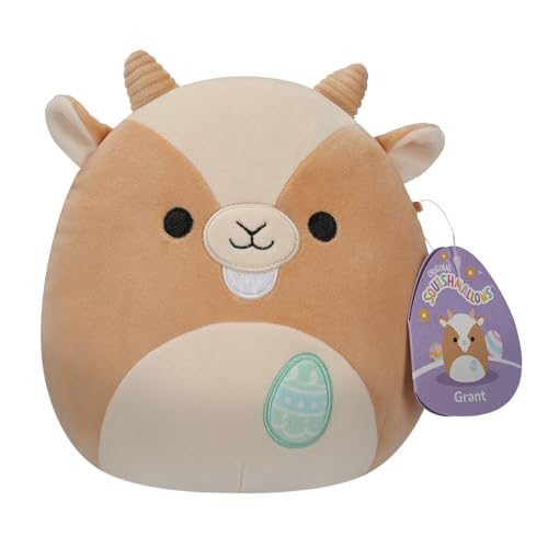 Squishmallows SQER00856 - Grant die Ziege 19 cm, offizielles Jazwares Plüsch, superweiches Kuscheltier