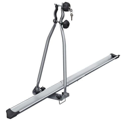 Menabo Unisex-Erwachsene 000036300000 Dach-Fahrradträger aus Aluminium, ideal für Profiradfahrer, Grey, 1 Bike