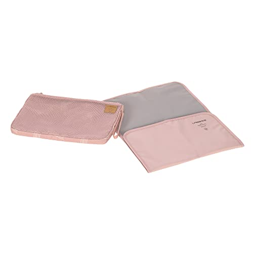 LÄSSIG Baby Windeltasche mit Wickelunterlage für unterwegs/Casual Changing Organizer Soft Stripes Rose, 1106015785