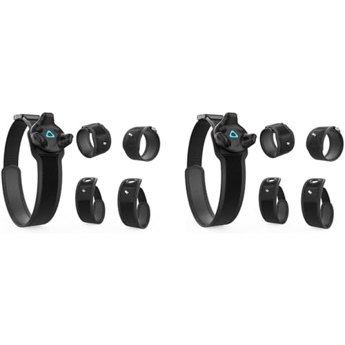 Ficher 2X VR Tracking Gürtel, Tracker Gürtel und Handflächen Gurte für Vive System Tracker Putter, Verstellbare Gürtel und Gurte für Die Taille
