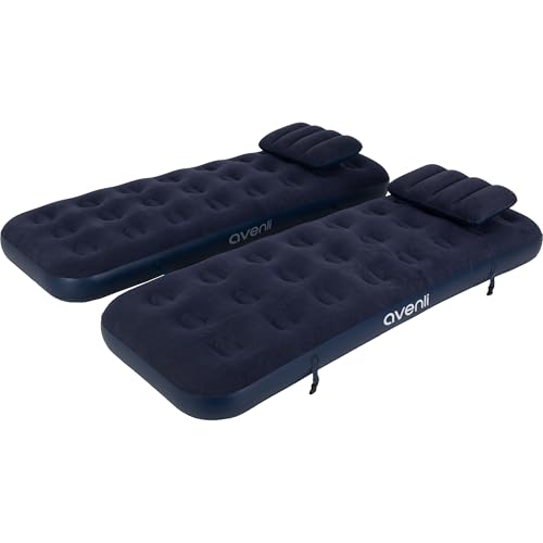 AVENLI Aufblasbares 4-in-1 Luftbett Set 2 x 191 x 73 cm Luftmatratze Camping inkl. 2 Kissen Gästebett aufblasbar, Camping Bett & Schlafmatratze Aufblasbare Matratze für 1-2 Personen
