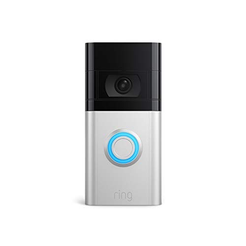 Ring Video Doorbell 4 von Amazon – HD-Video mit Gegensprechfunktion, Pre-Roll-Videovorschau in Farbe, Akkubetrieb | Mit kostenlosem 30-tägigen Testzeitraum für Ring Protect
