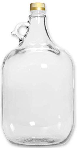 lilawelt24 5L GLASBALLON Weinballon GÄRBALLON GLASFLASCHE Flasche Gallone Leere Glasflasche zum Befüllen