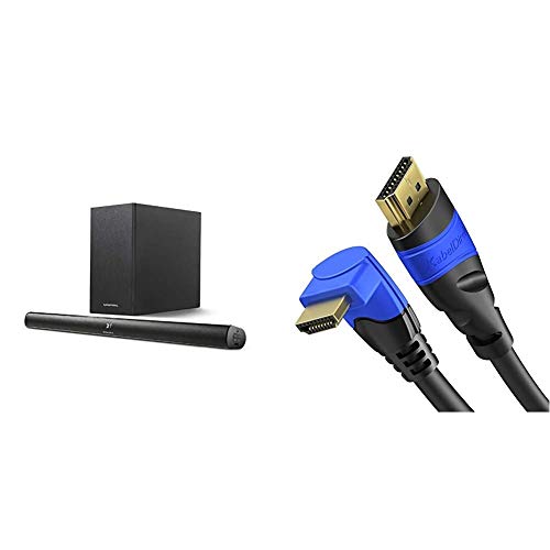 GRUNDIG DSB 990 2.1 Soundbar mit Subwoofer, schwarz & KabelDirekt - 4K HDMI Kabel - 2m - TOP Series