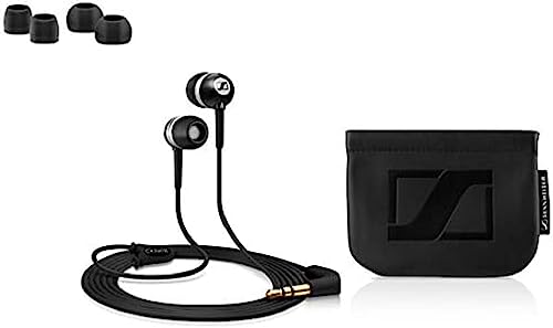 Sennheiser CX 300-II Precision In-Ear-Kopfhörer (1,2 m Kabellänge, 3,5 mm Klinkenstecker, Tragetasche, Earadapterset S/M/L) schwarz